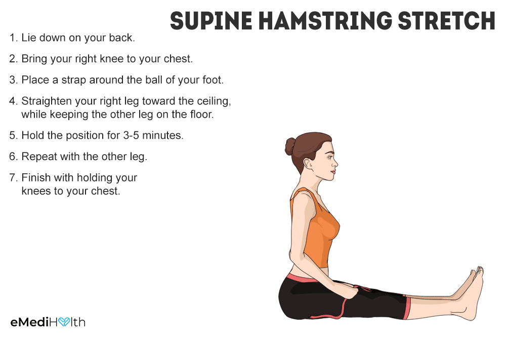supine hamstring stretch