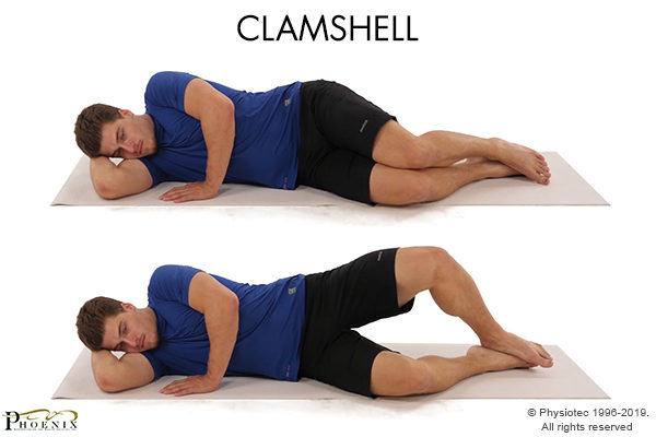 clamshell workout