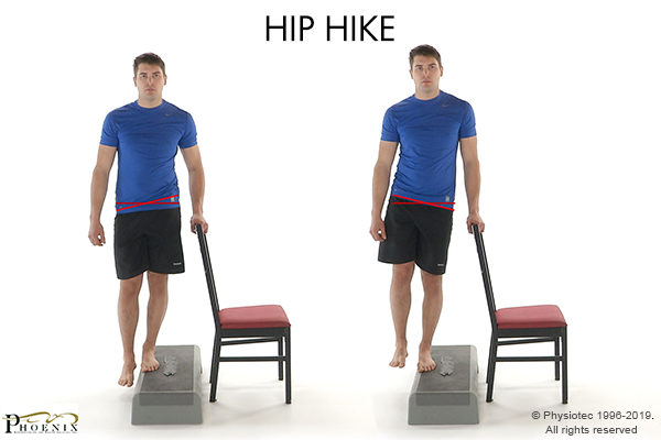 Hip discount drop exercise