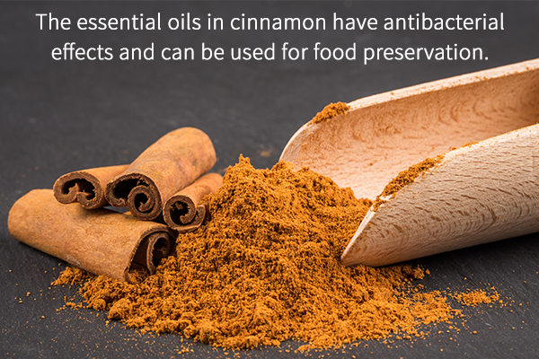 cinnamon can be used as a food preservative