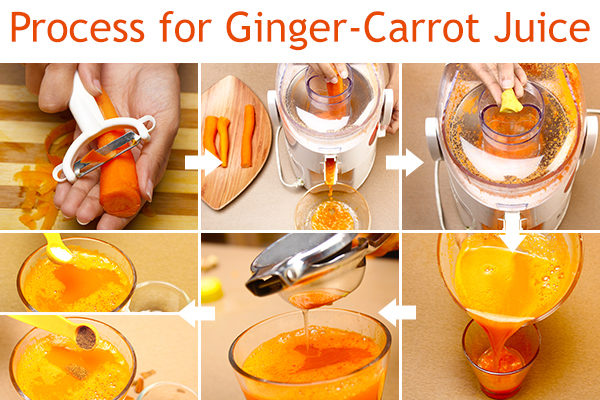 how to make ginger-carrot juice