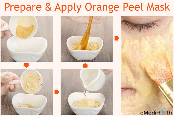 Download Diy Orange Peel Face Mask For Fresh And Bright Skin PSD Mockup Templates