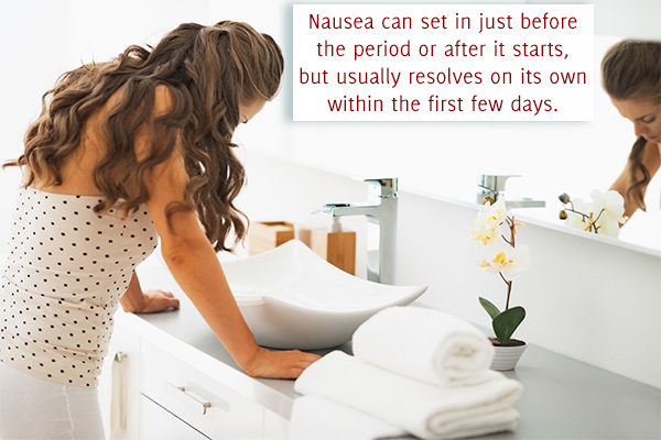 nausea and vomiting can accompany menstruation