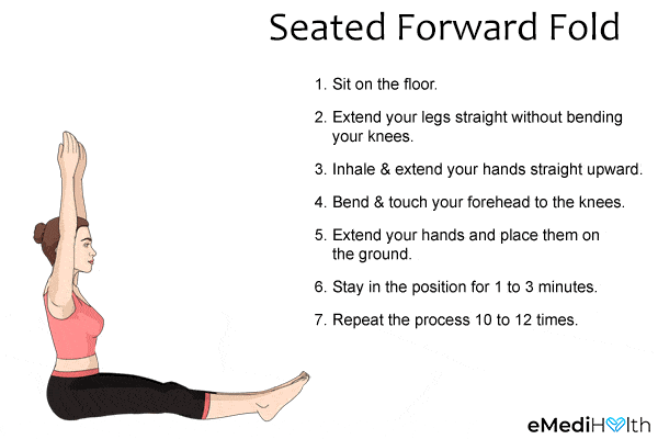 how to do the seated forward fold pose