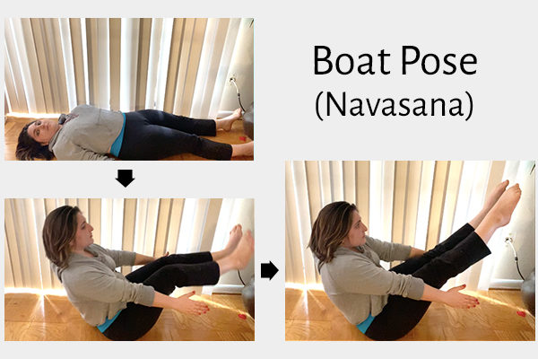 steps to do the boat pose (navasana)