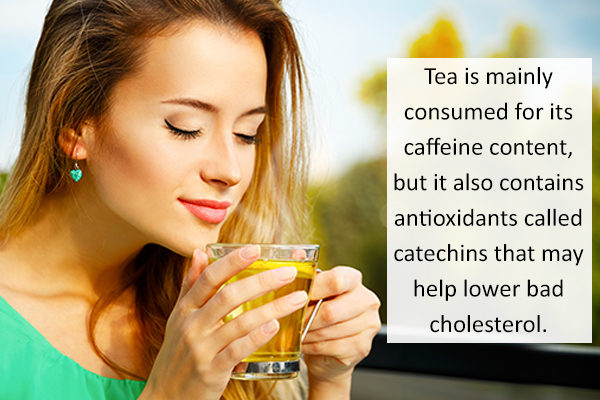 consuming green tea can aid in regulating cholesterol levels