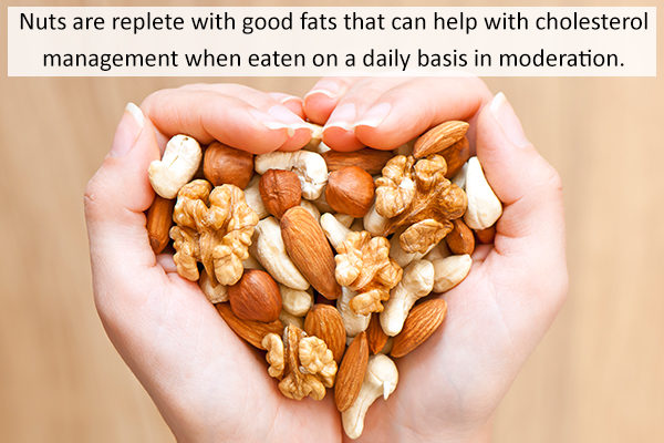 nuts can help reduce LDL levels in the body