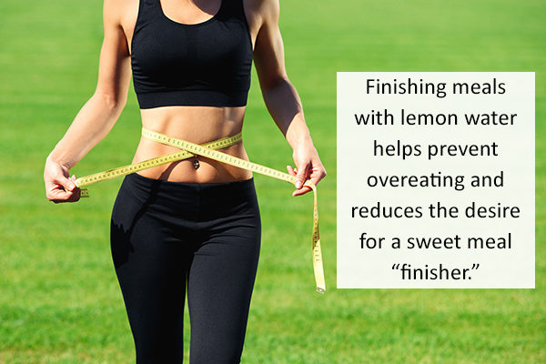 lemon water can help promote weight loss