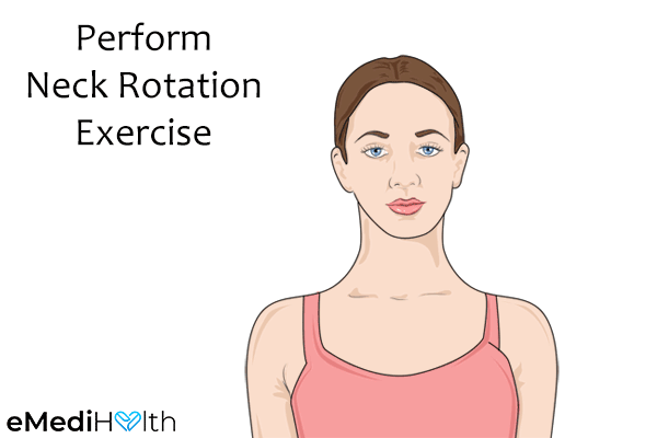 neck rotation exercise to get rid of neck fat