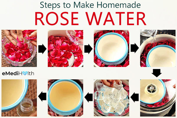 steps for making diy rose water