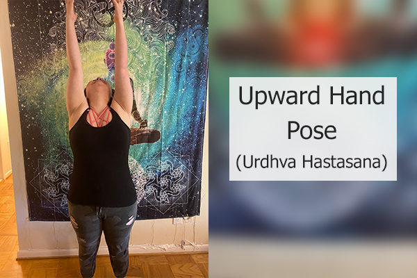 upward hand pose (urdhva hastasana)