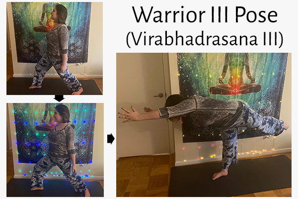 warrior III yoga pose (virabhadrasana III)
