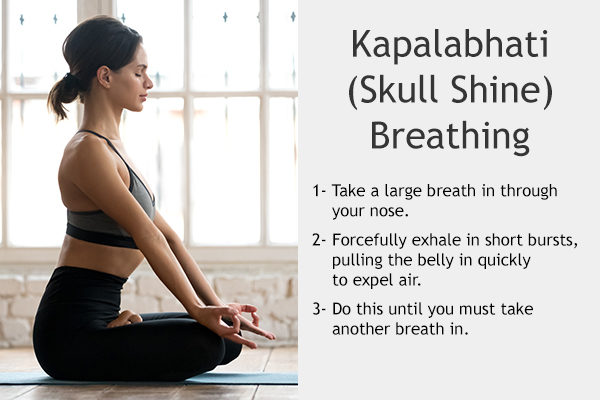 kapalabhati breathing (skull shining breath) for constipation relief