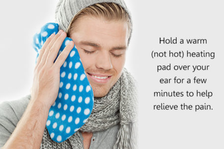 warm compress for ear pain