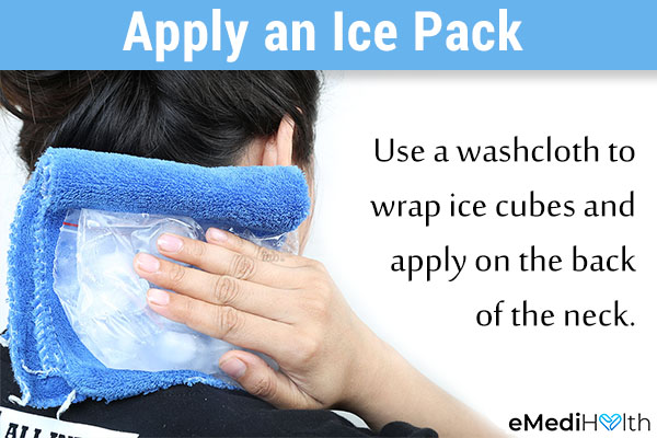 applying an ice pack can help relieve headaches