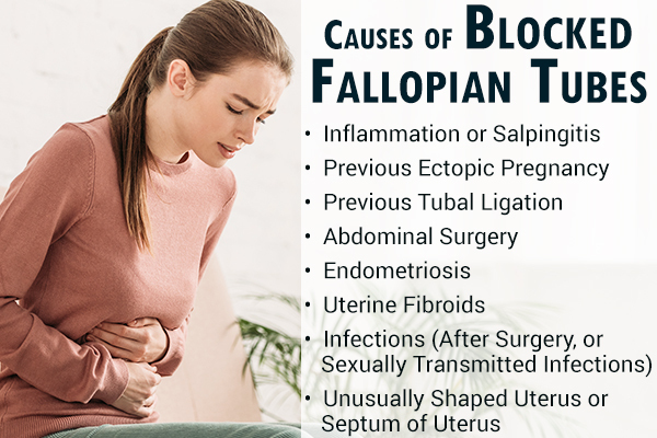 causes of blockage in the fallopian tubes