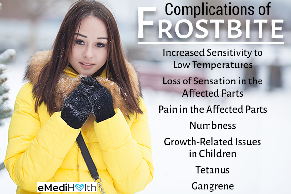 complications of frostbite