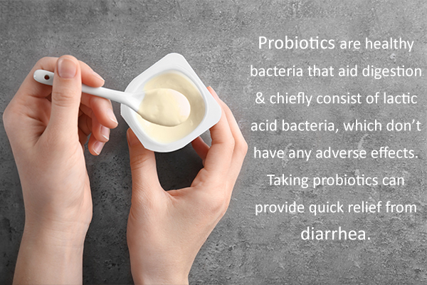 consuming probiotics can help prevent diarrhea