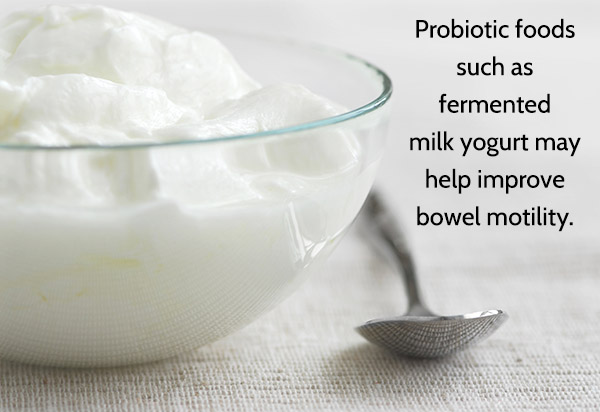 consume probiotics to ensure healthy gut microbiota