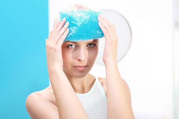 applying a cold compress can help relieve headache