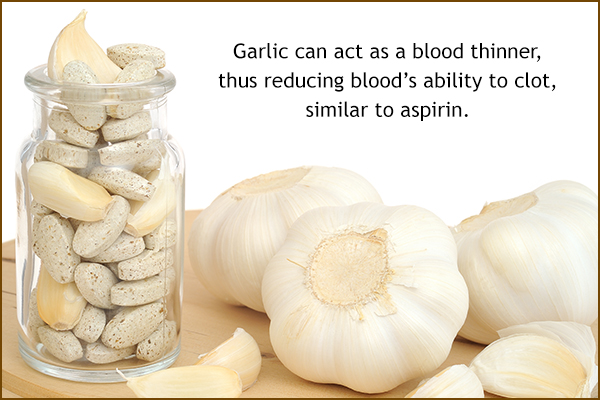 drug interactions to consider before consuming garlic