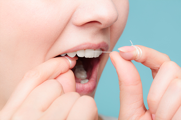 flossing is a good habit and must be done regularly