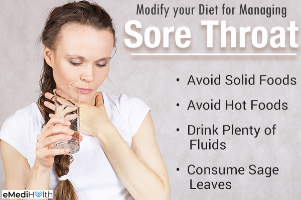 dietary changes to soothe an irritated throat