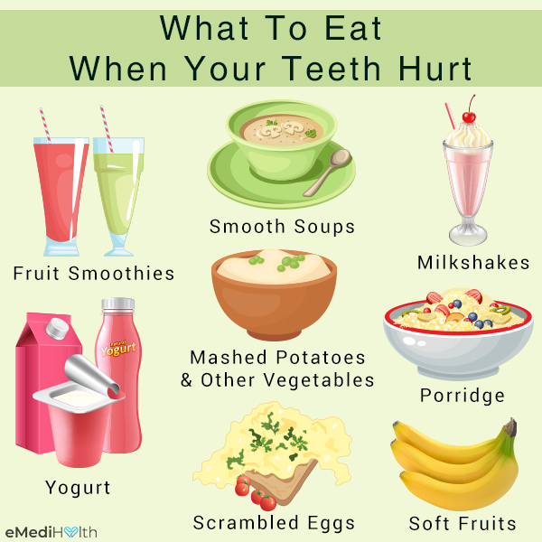 foods to eat and avoid during a toothache