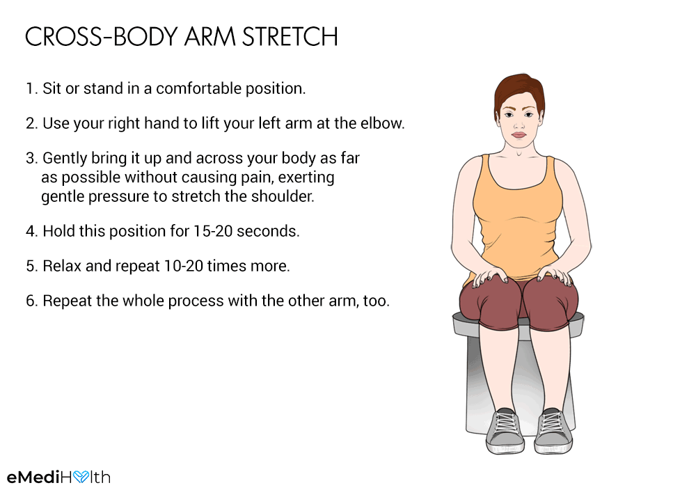 cross-body arm stretch