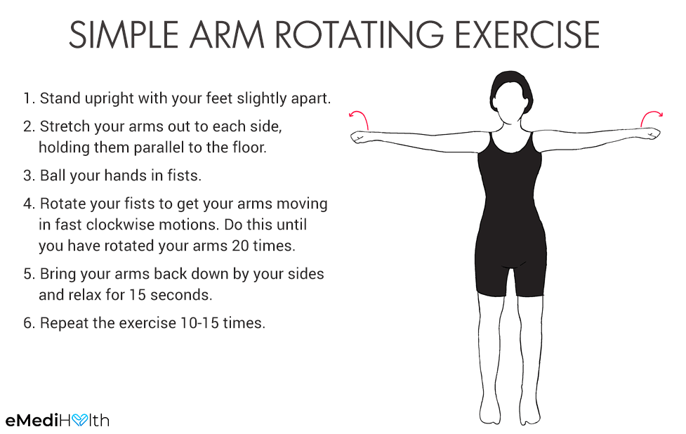simple arm rotating exercise