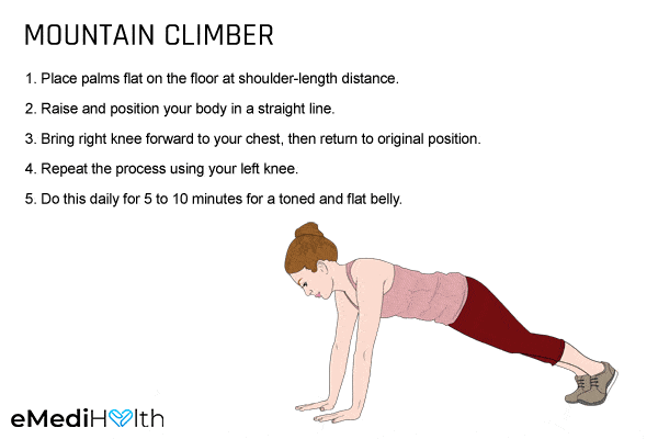 mountain climbers are a great exercise for fat loss