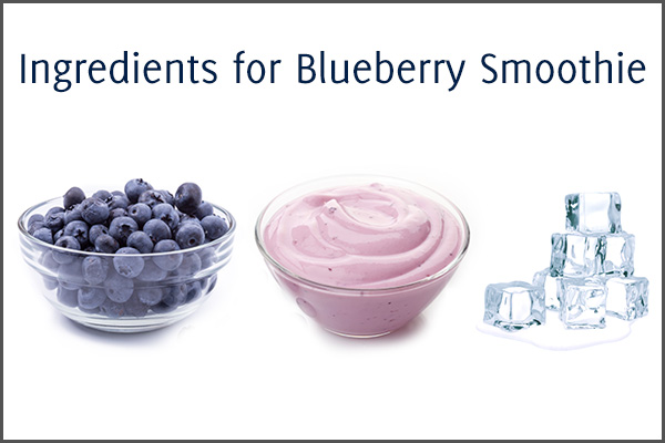 blueberry smoothie ingredients