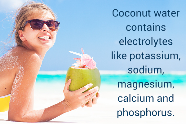 health benefits of consuming coconut water