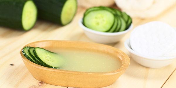 cucumber can help lighten the skin and hydrate it
