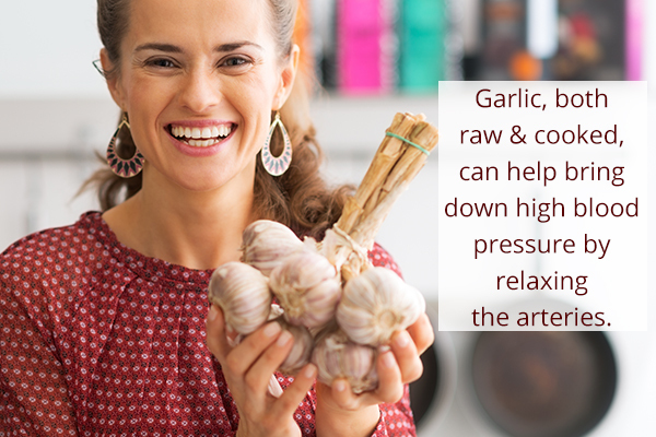 garlic can help manage high blood pressure