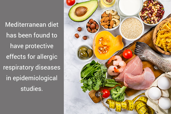 benfits of mediterranean diet for people with lung conditions