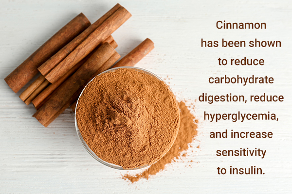 cinnamon consumption can help manage blood sugar levels
