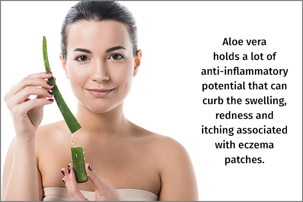 aloe vera can help curb swelling, redness, and itching