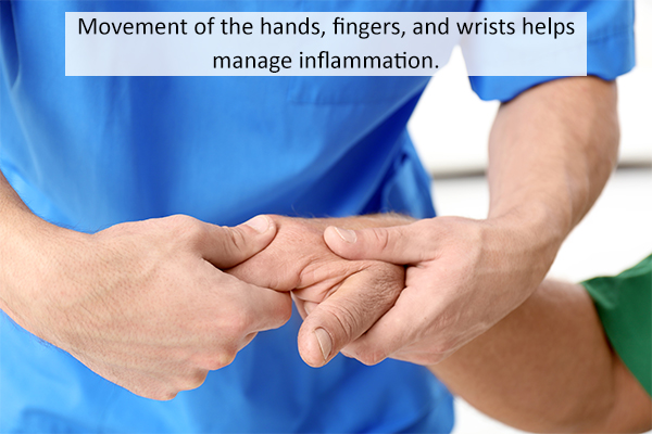 hand exercises to help manage inflammation and pain