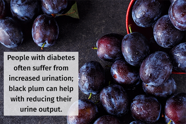 black plums can help increase insulin production