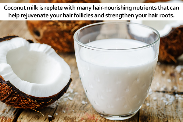 coconut milk is good for hair