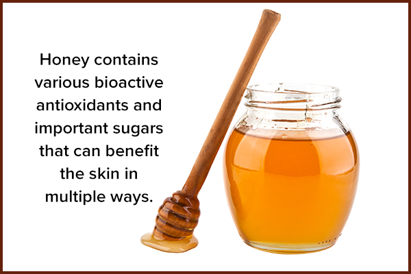 honey offers multiple benefits for the skin