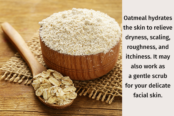 oatmeal offers several dermatological benefits