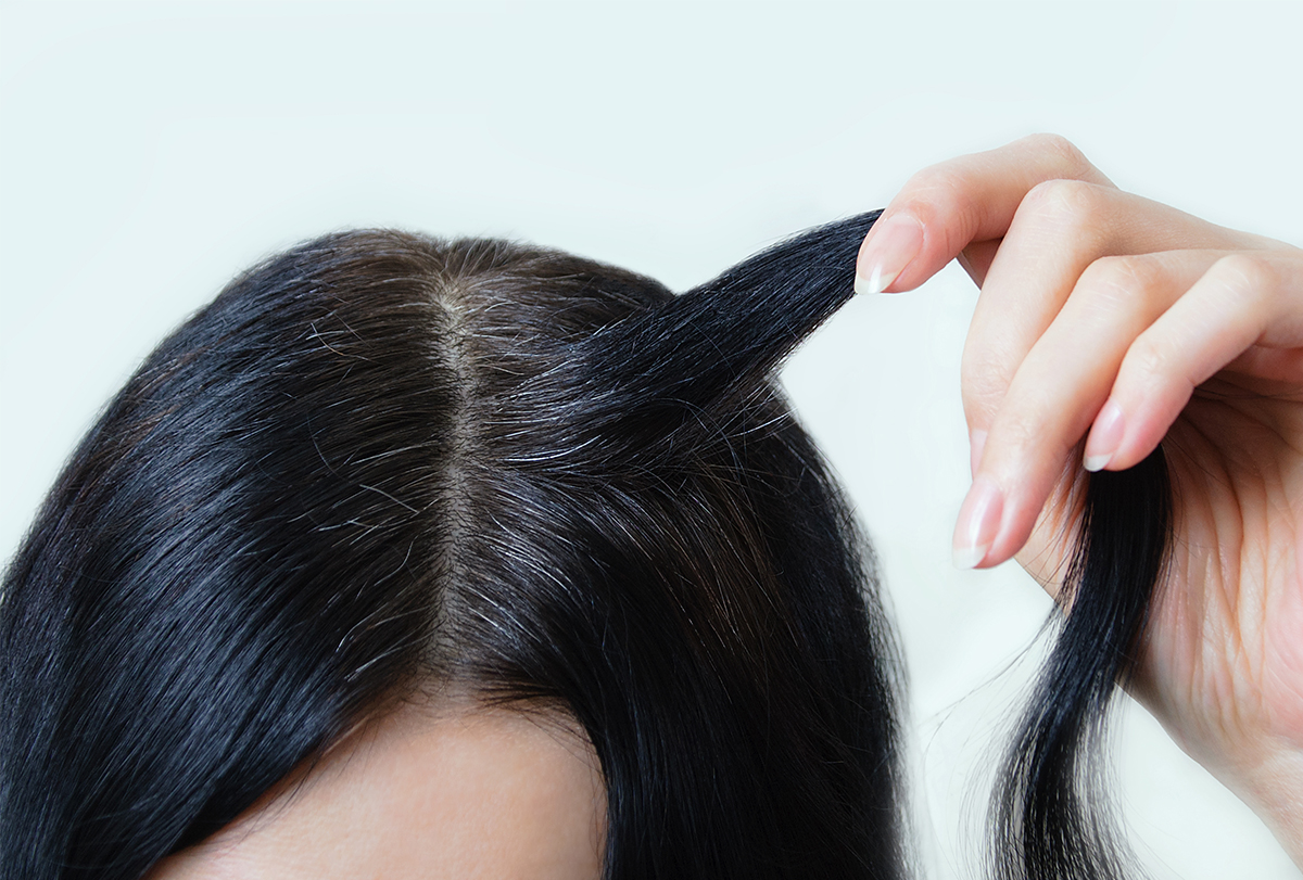 No dye or colour here is what you can do to avoid the grey hair