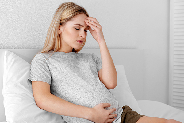 warning signs of extreme stress during pregnancy