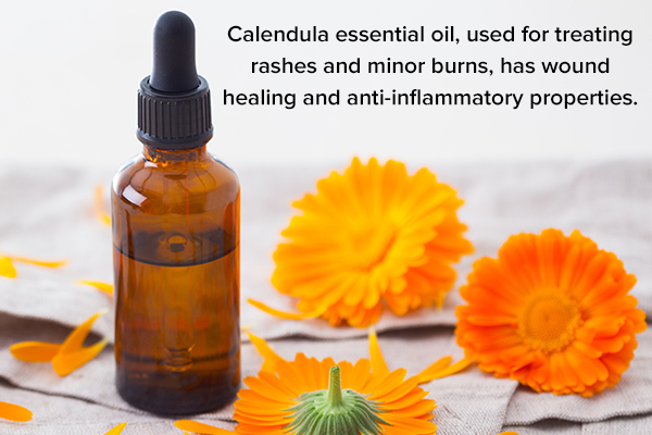 calendula essential oil can help manage chafed skin