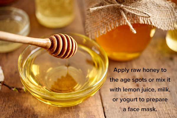 honey can help lighten your skin
