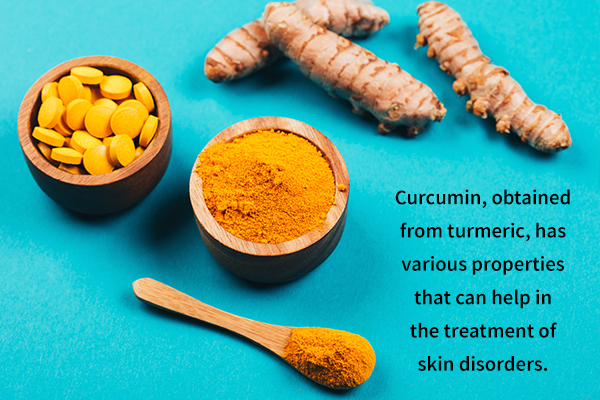 curcumin can help treat skin disorders