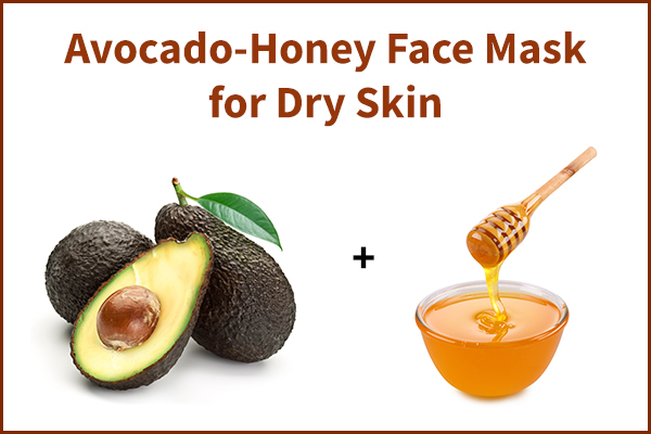 avocado-honey face mask for dry skin