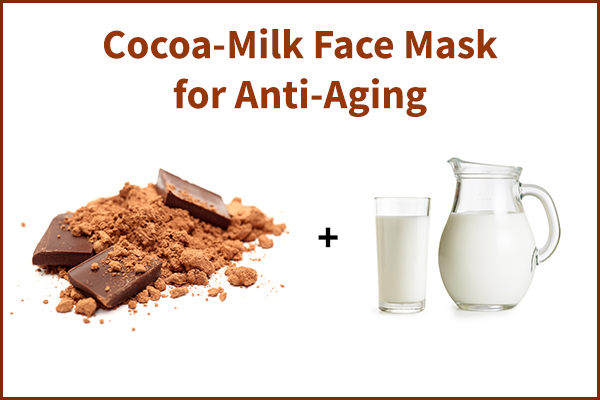 cocoa-milk face mask for aging skin
